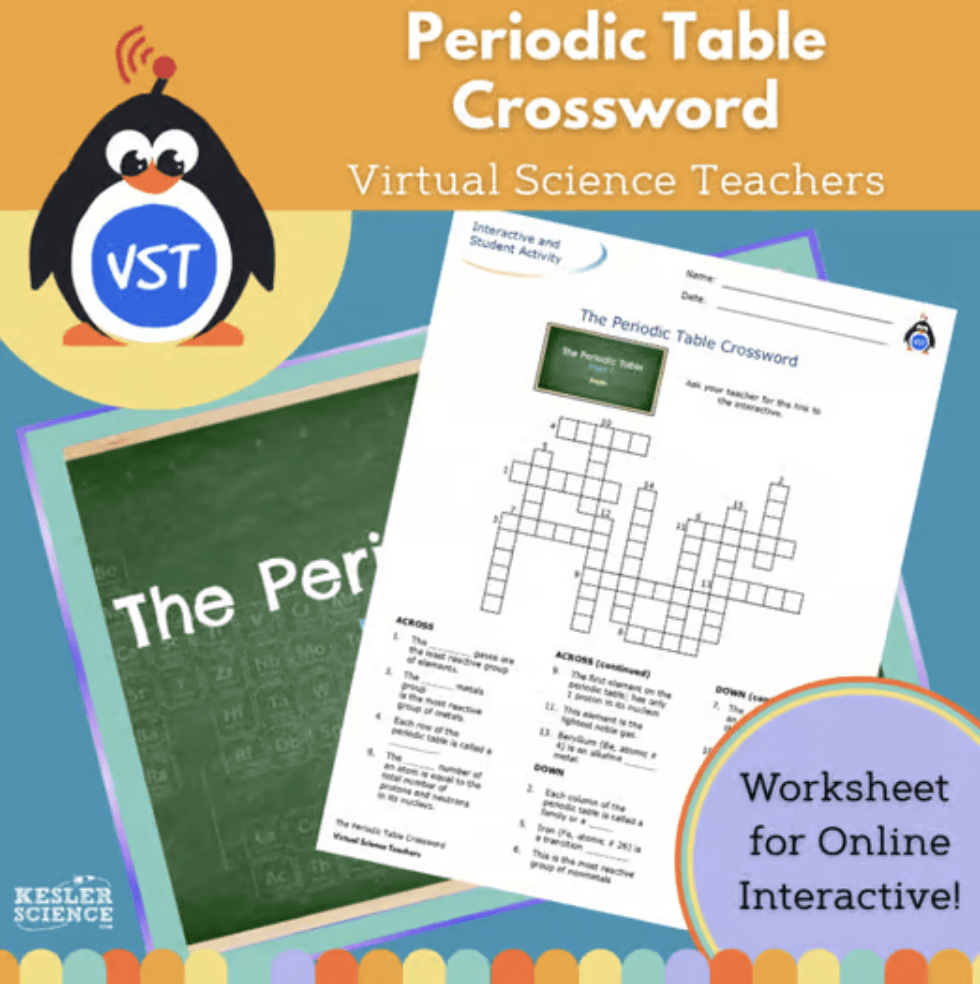 Periodic Table Crossword